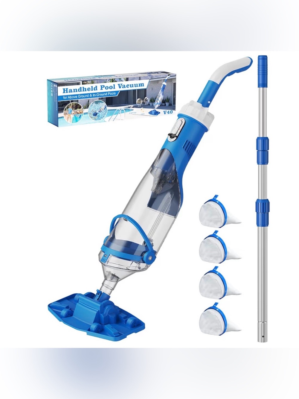Handheld Pool Vacuum Cleaner New